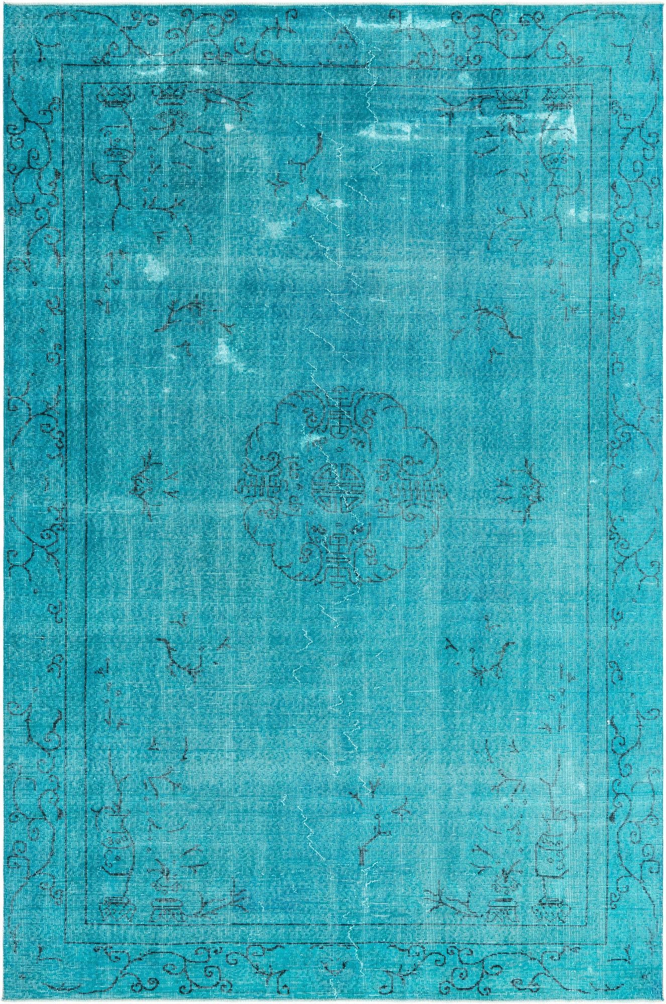 6' 8 x 10' Ultra Vintage Wool Rug