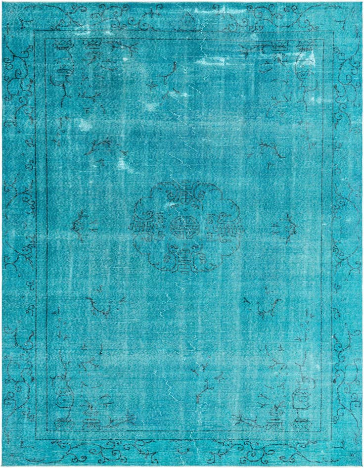 Detail image of 6' 8 x 10' Ultra Vintage Wool Rug