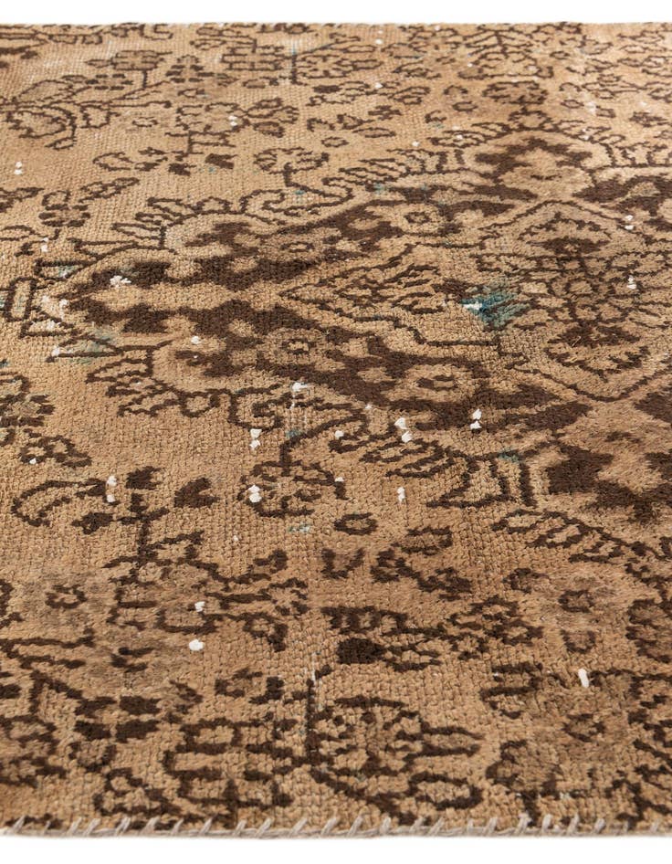 Detail image of 3' 6 x 5'  Hand Knotted Ultra Vintage Persian Wool Rug