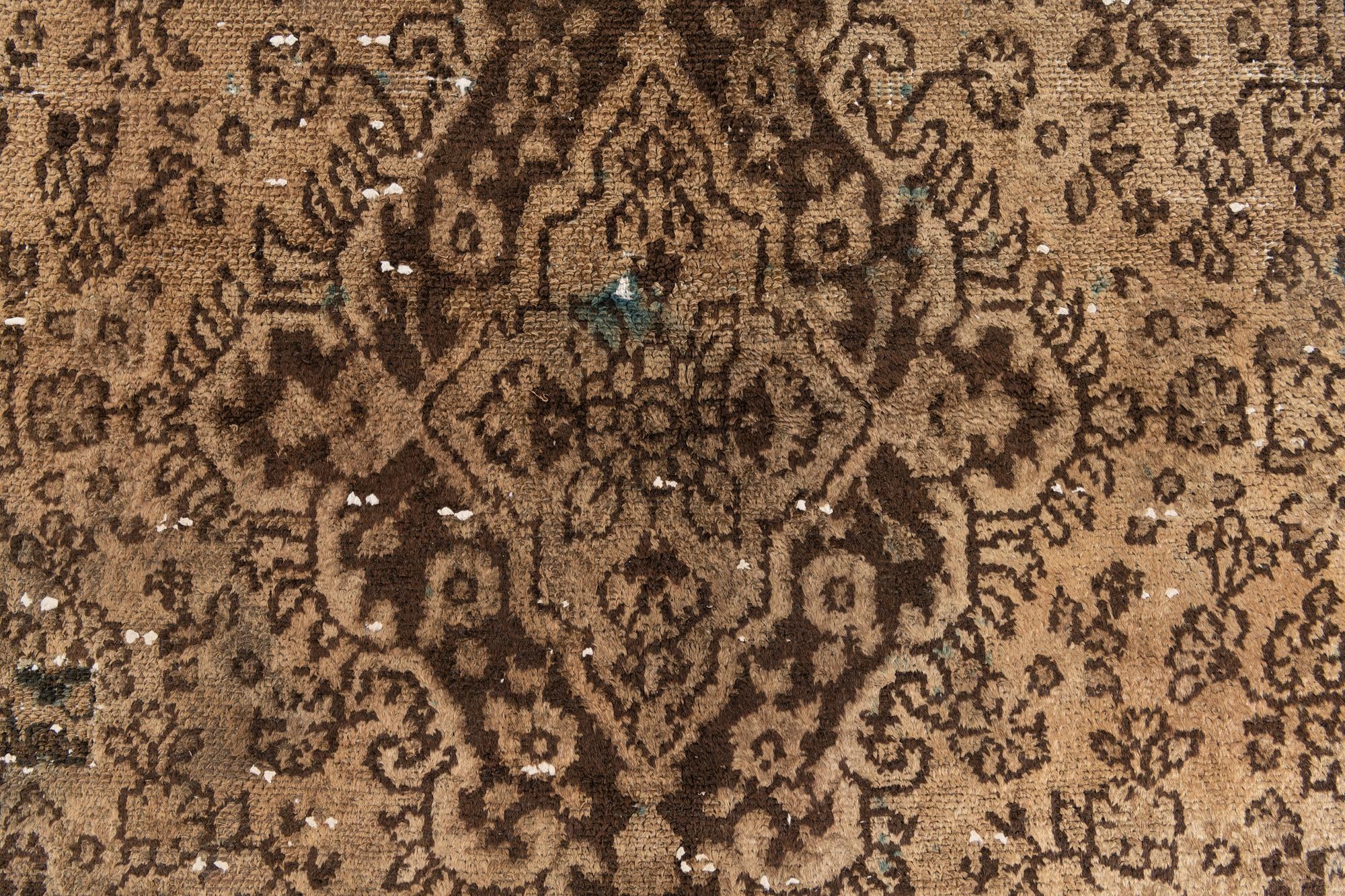 3' 6 x 5' Hand Knotted Ultra Vintage Persian Wool Rug