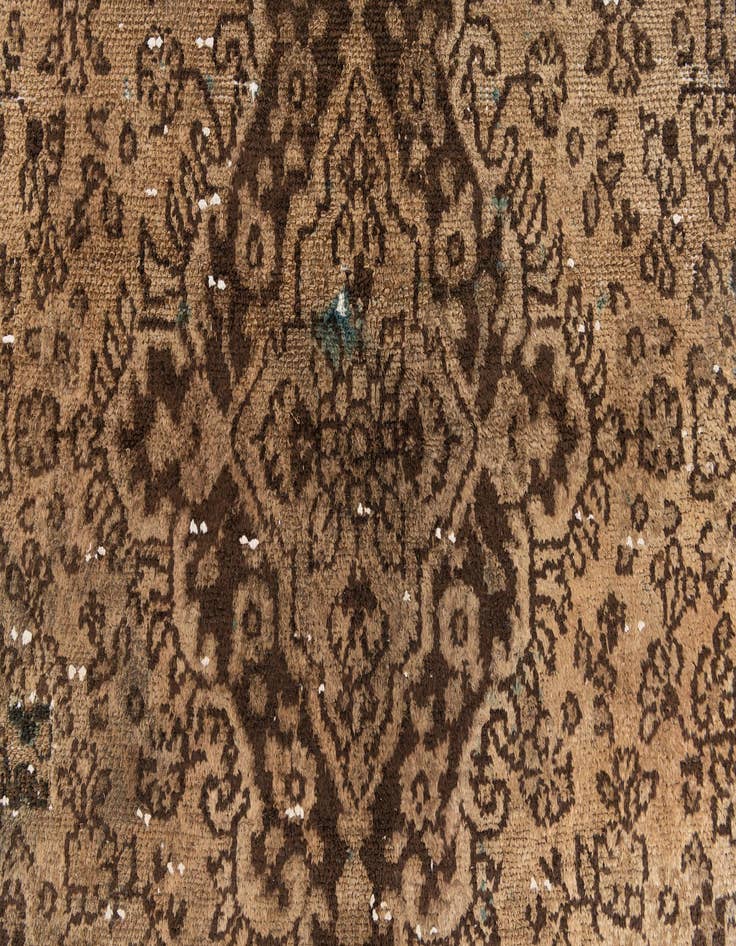 Detail image of 3' 6 x 5'  Hand Knotted Ultra Vintage Persian Wool Rug