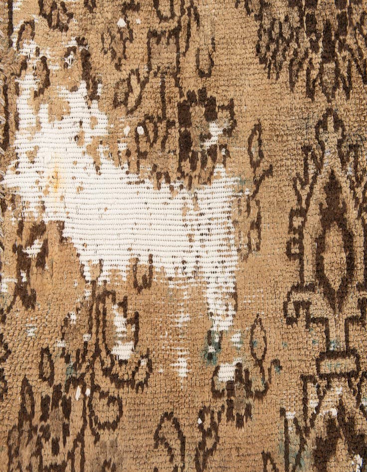 Detail image of 3' 6 x 5'  Hand Knotted Ultra Vintage Persian Wool Rug
