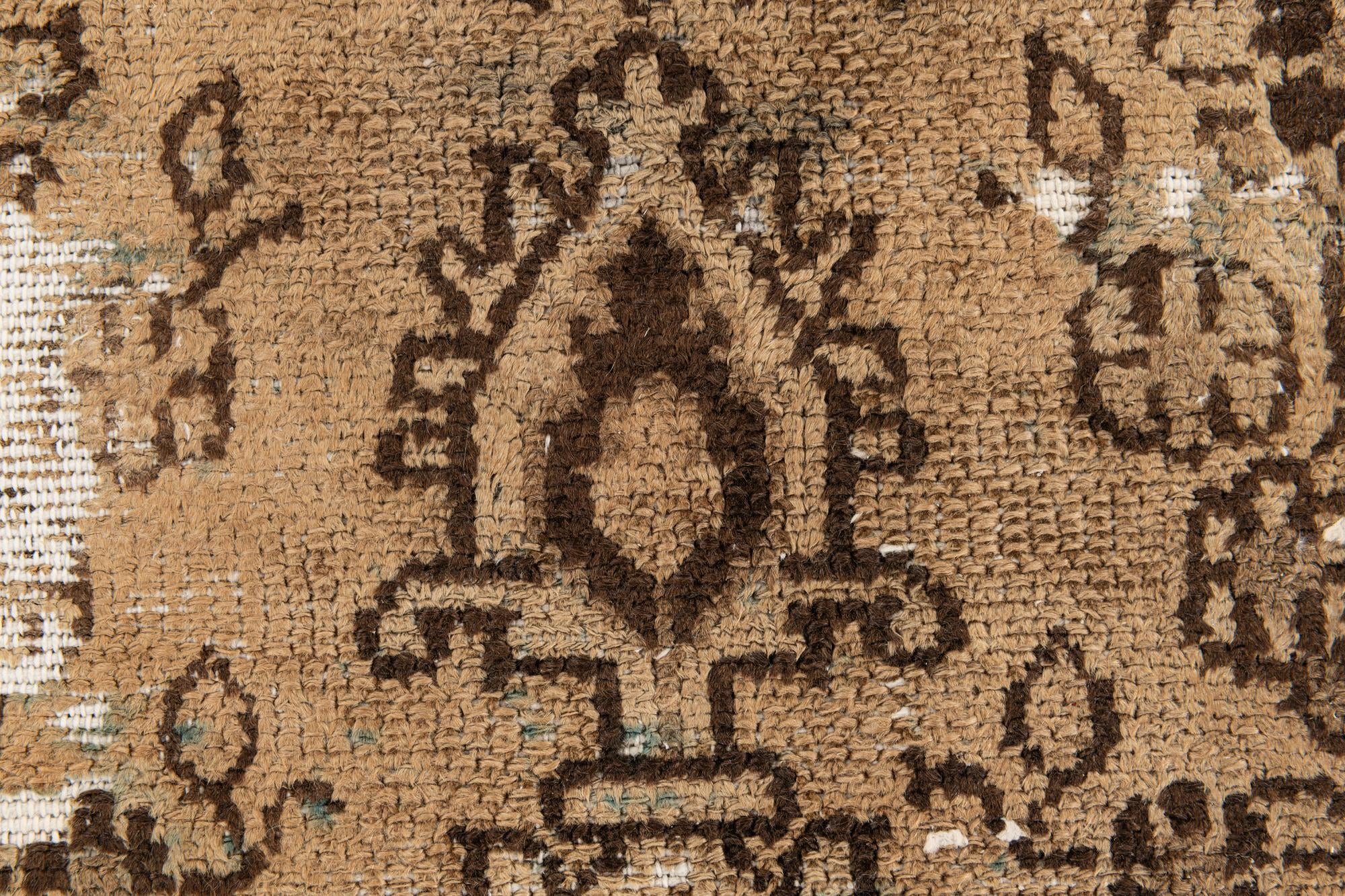 3' 6 x 5' Hand Knotted Ultra Vintage Persian Wool Rug