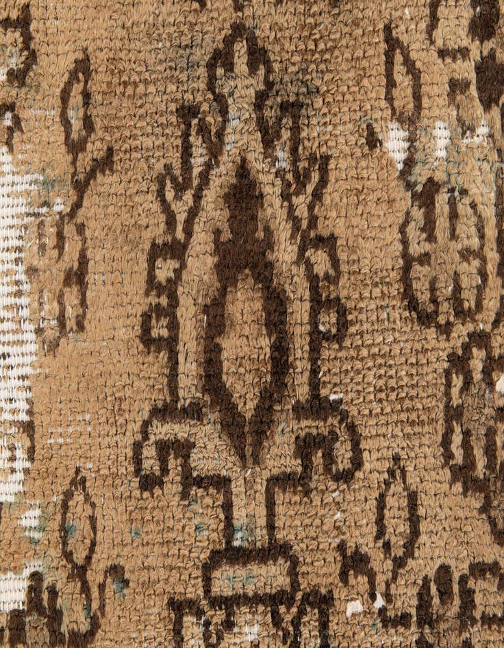 Detail image of 3' 6 x 5'  Hand Knotted Ultra Vintage Persian Wool Rug