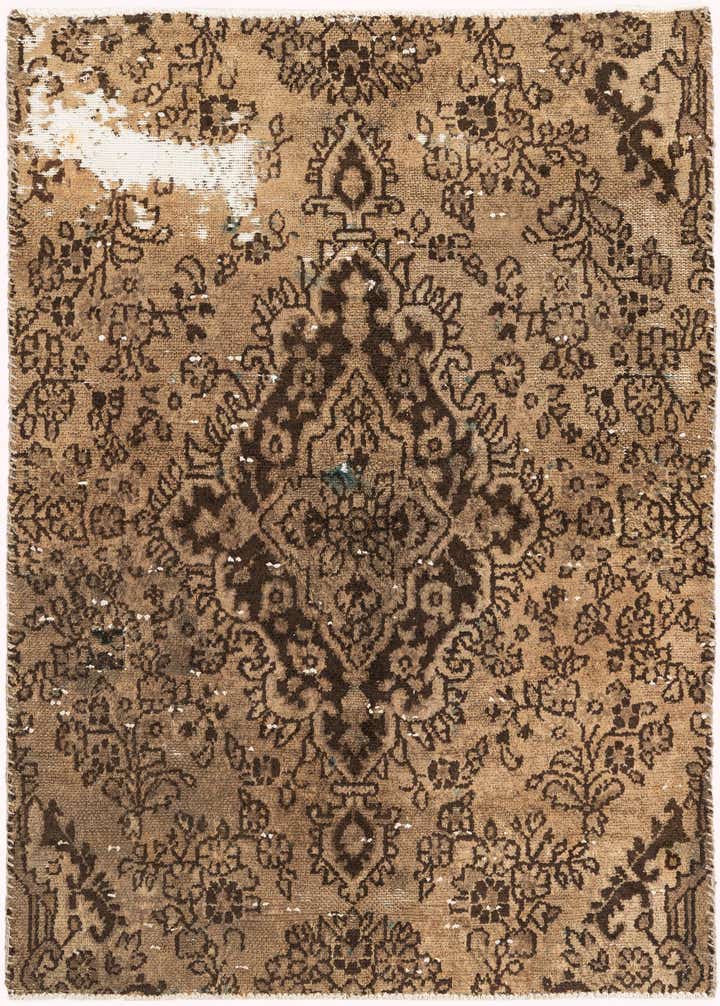 3' 6 x 5' Hand Knotted Ultra Vintage Persian Wool Rug