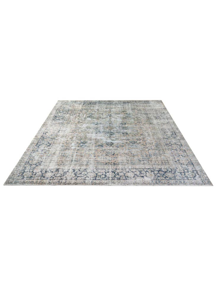 Detail image of 9' 7 x 12' 9  Hand Knotted Ultra Vintage Wool Rug