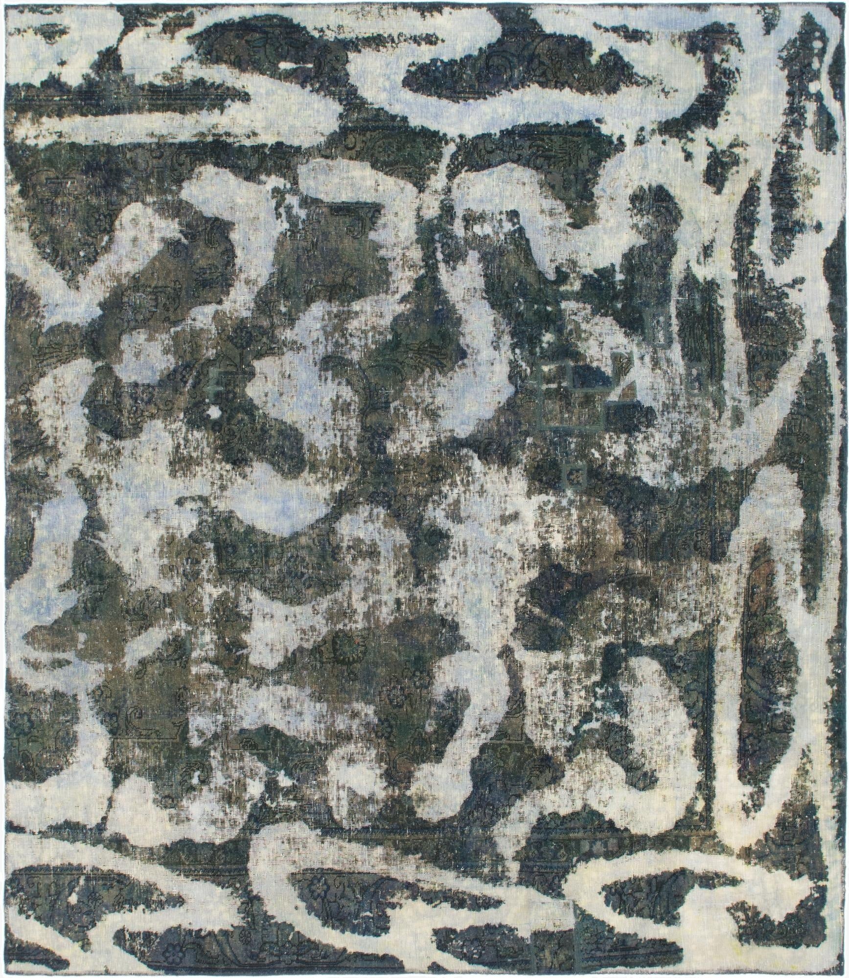  8' 3 x 9' 7  Hand Knotted Ultra Vintage Persian Wool Rug