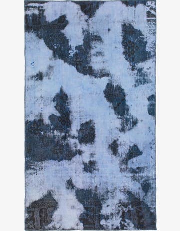 4' 10 x 8' 7 Hand Knotted Ultra Vintage Persian Wool Rug