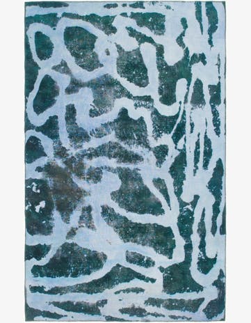 5' x 8' 3 Hand Knotted Ultra Vintage Persian Wool Rug