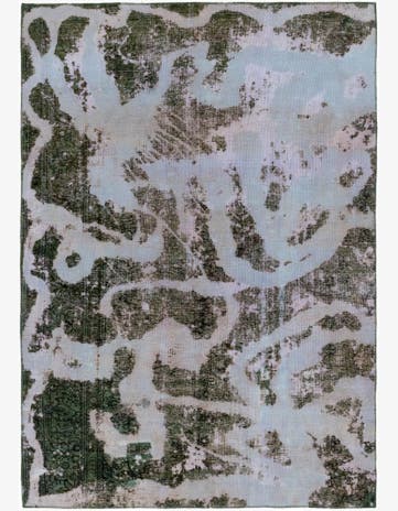 6' x 8' 10 Hand Knotted Ultra Vintage Persian Wool Rug