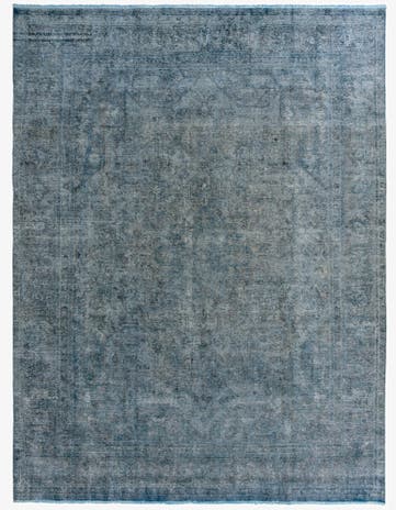 9' 7 x 12' 8 Hand Knotted Ultra Vintage Persian Wool Rug