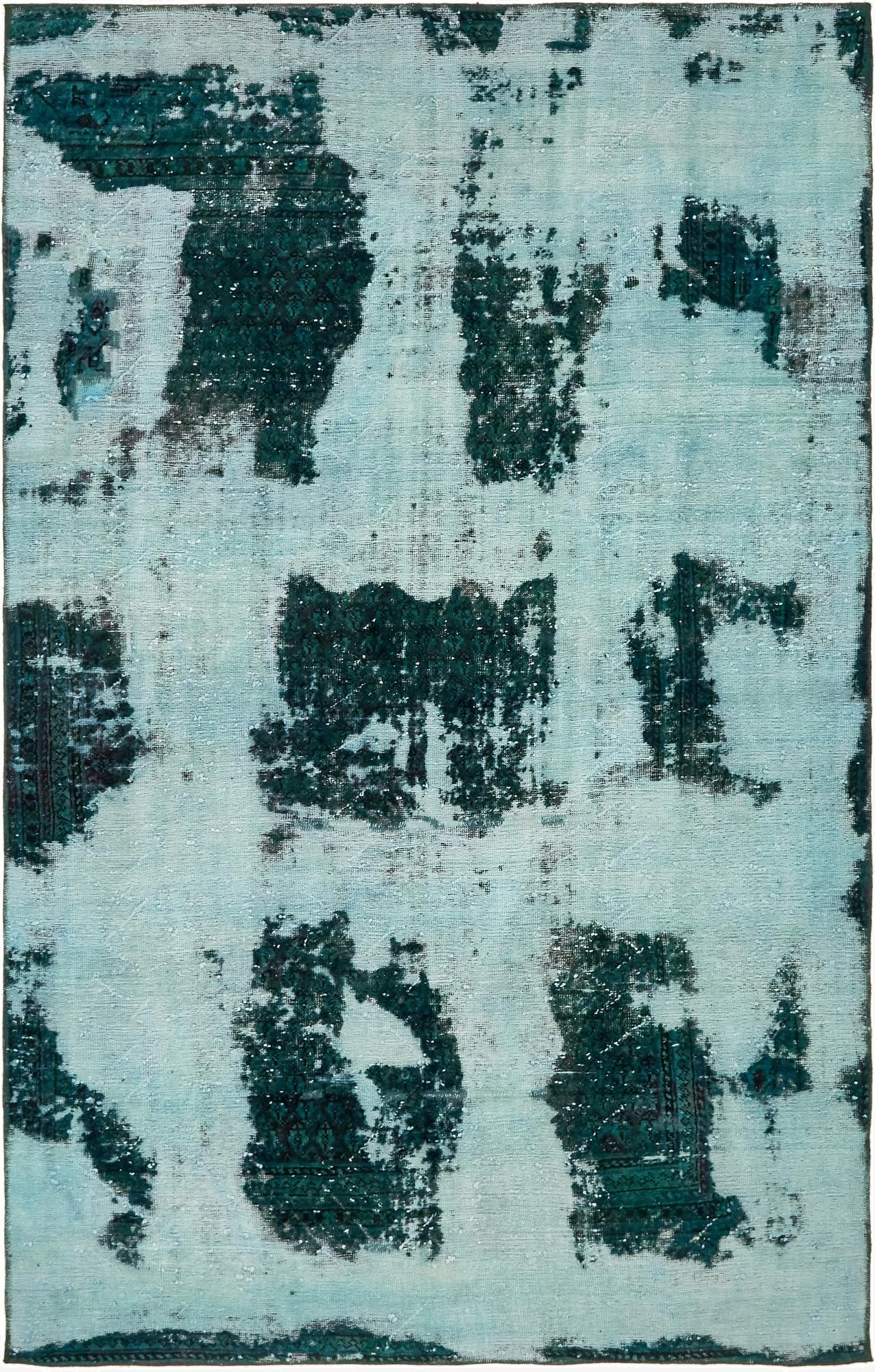 190cm x 305cm  Hand Knotted Ultra Vintage Persian Wool Rug