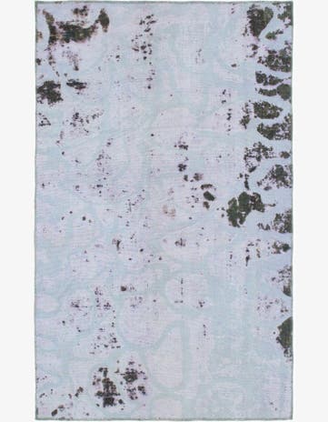 4' 5 x 7' 2 Hand Knotted Ultra Vintage Persian Wool Rug