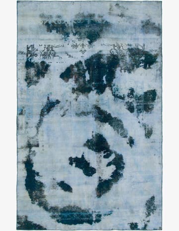 5' 7 x 9' Hand Knotted Ultra Vintage Persian Wool Rug