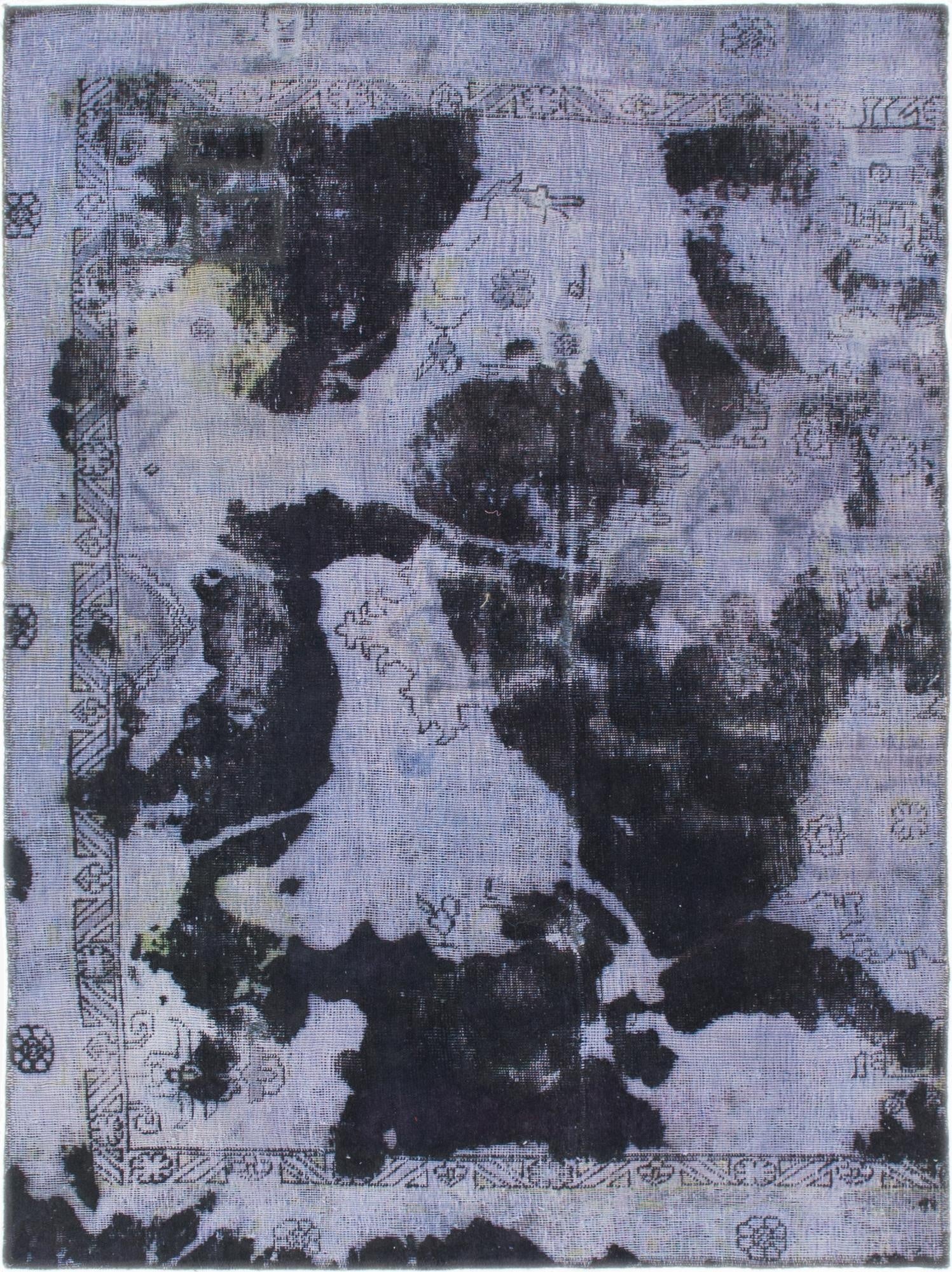 4' 8 x 6' 3  Hand Knotted Ultra Vintage Persian Wool Rug