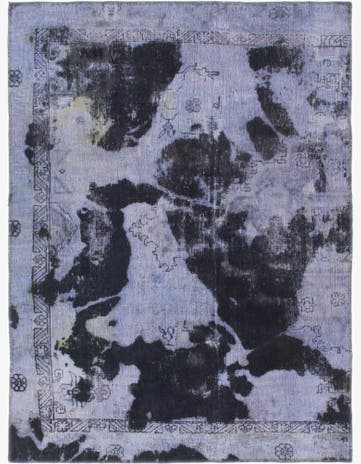 4' 8 x 6' 3 Hand Knotted Ultra Vintage Persian Wool Rug