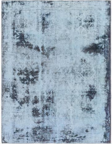 7' x 9' 2 Hand Knotted Ultra Vintage Persian Wool Rug