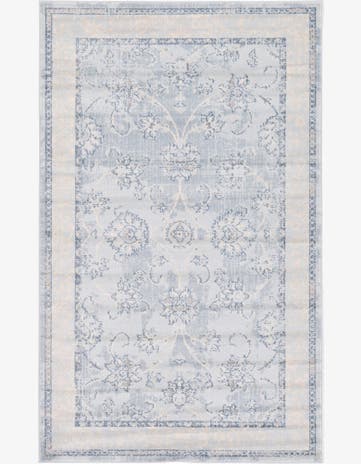 Light Blue Victoria Rug