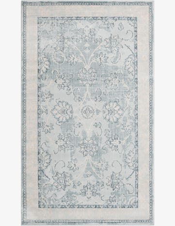 Light Blue Victoria Rug