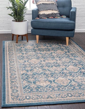 Light Blue Vienna Rug