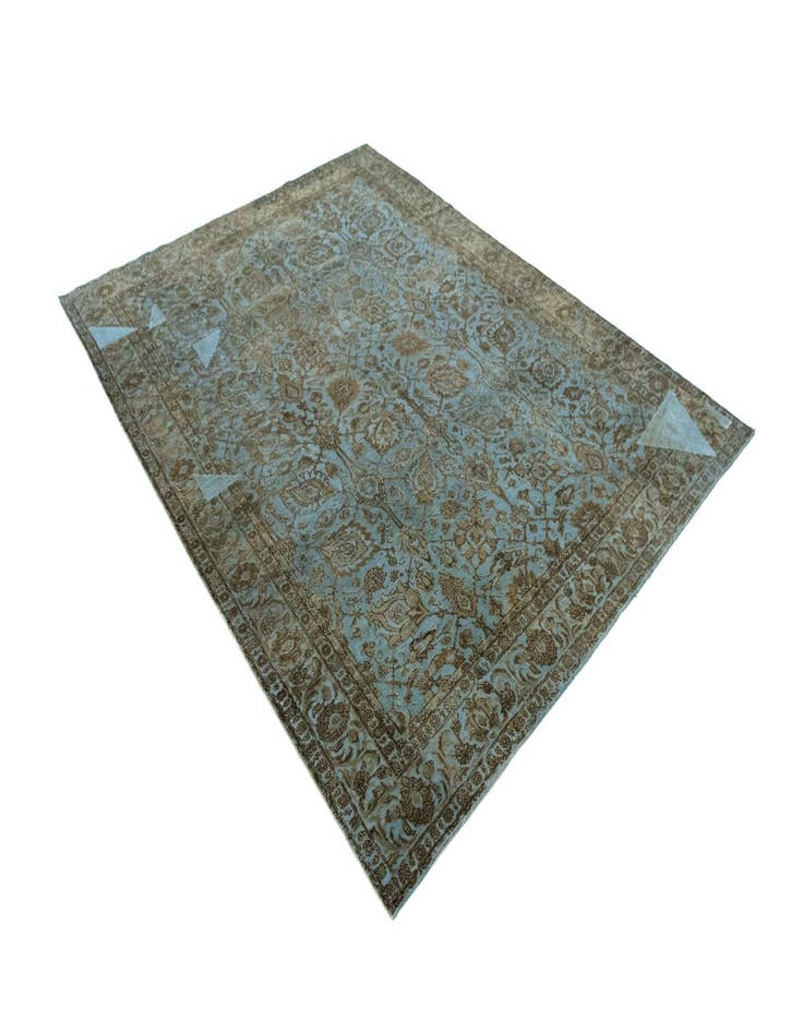 Detail image of 9' 6 x 12' 11  Hand Knotted Vintage Royal Persian Wool Rug