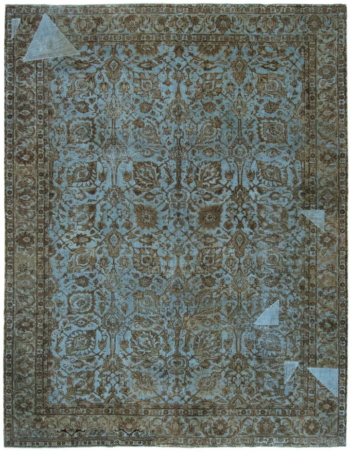  9' 6 x 12' 11  Hand Knotted Vintage Royal Persian W...