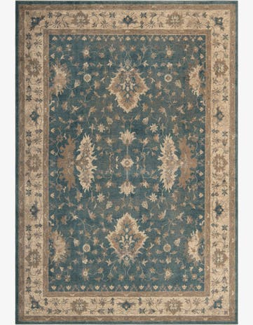 Light Blue Viola Rug