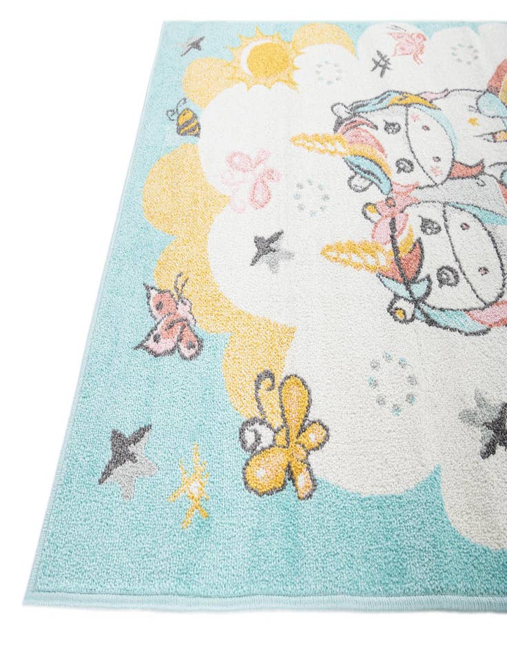 Detail image of 4' x 5' 6 Whimsy Kids Rug