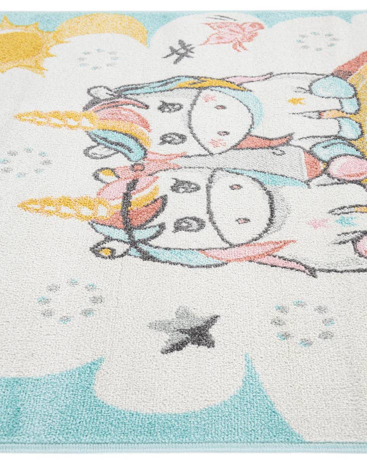 Detail image of 4' x 5' 6 Whimsy Kids Rug