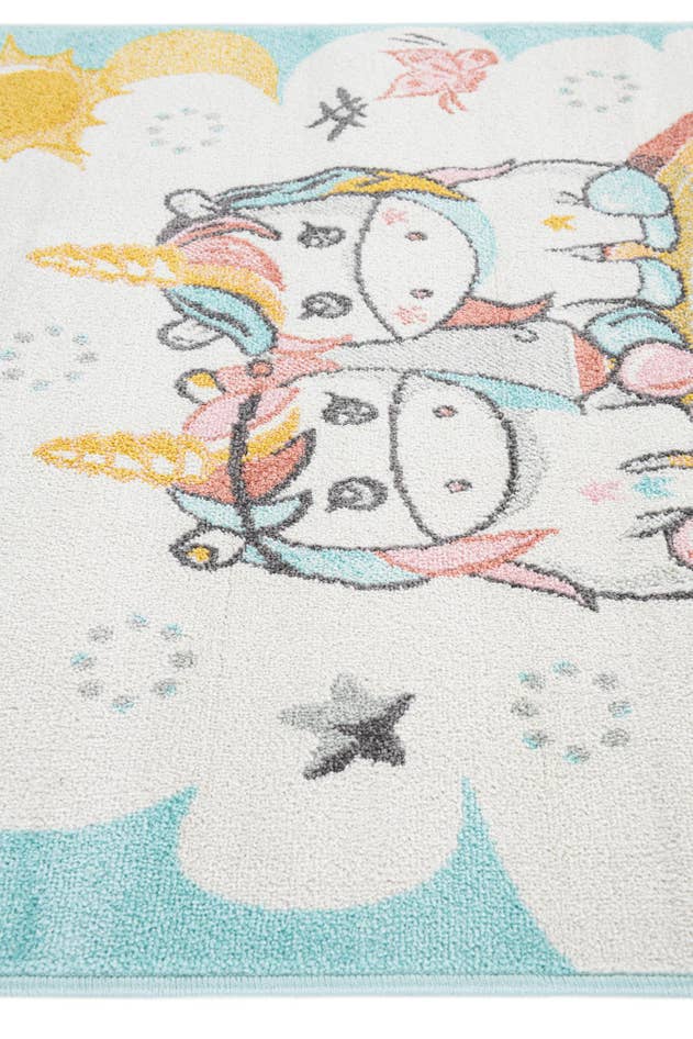 Detail image of 4' x 5' 6 Whimsy Kids Rug