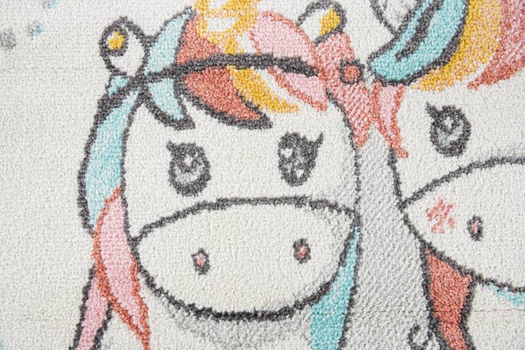 Detail image of 4' x 5' 6 Whimsy Kids Rug