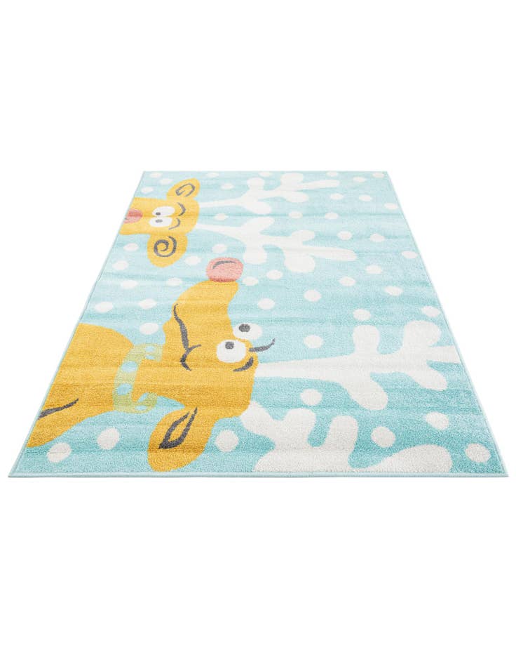 Detail image of 4' x 5' 6 Whimsy Kids Rug