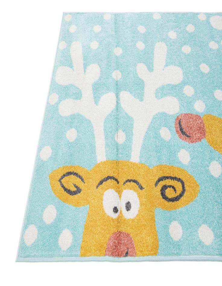 Detail image of 4' x 5' 6 Whimsy Kids Rug