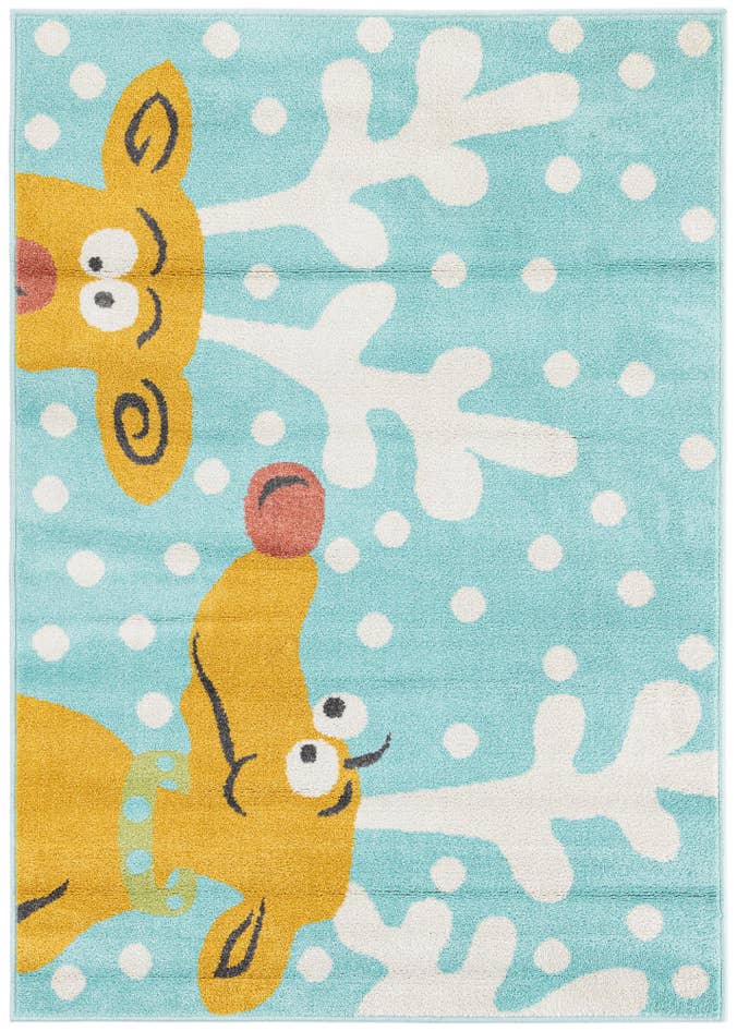 Detail image of 4' x 5' 6 Whimsy Kids Rug