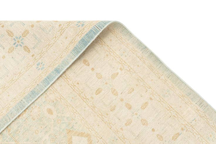 Detail image of 8' 2 x 9' 11 Hand Knotted Ziegler Rug
