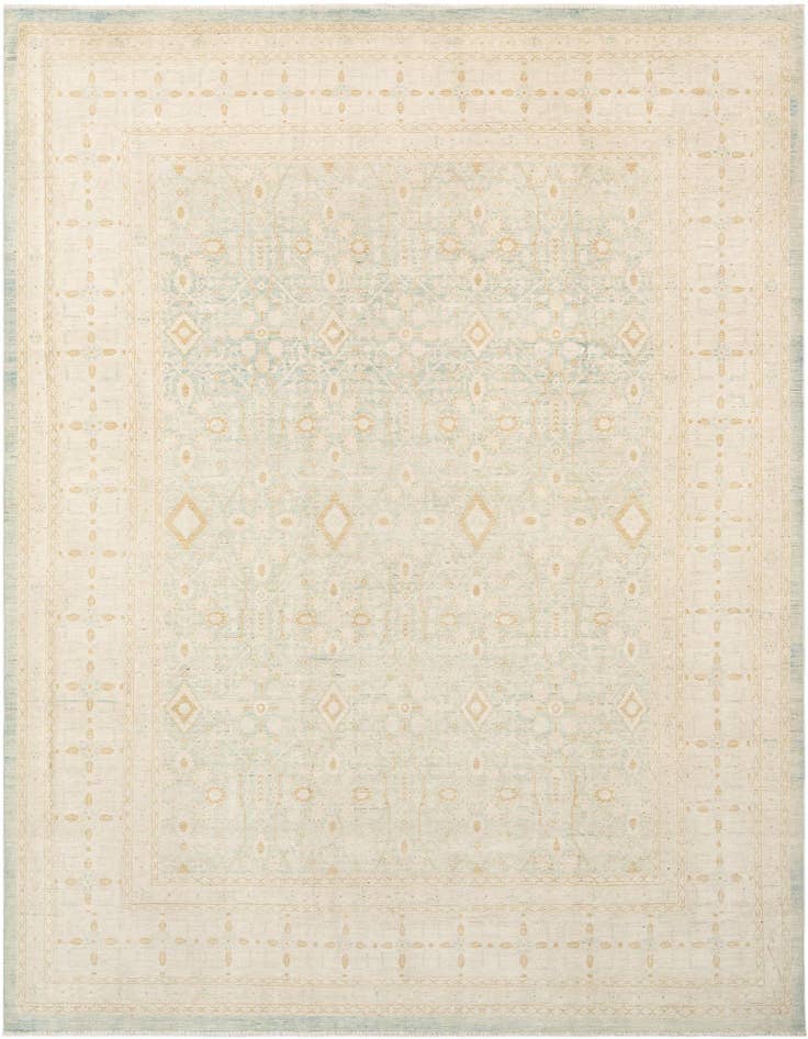Detail image of 8' 2 x 9' 11 Hand Knotted Ziegler Rug