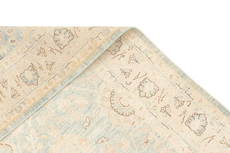 Detail image of 5' 1 x 25' 4 Hand Knotted Ziegler Rug