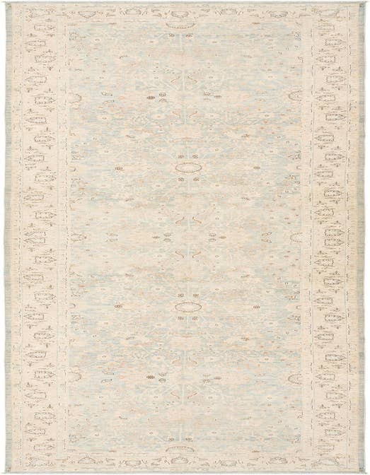 Detail image of 5' 1 x 25' 4 Hand Knotted Ziegler Rug