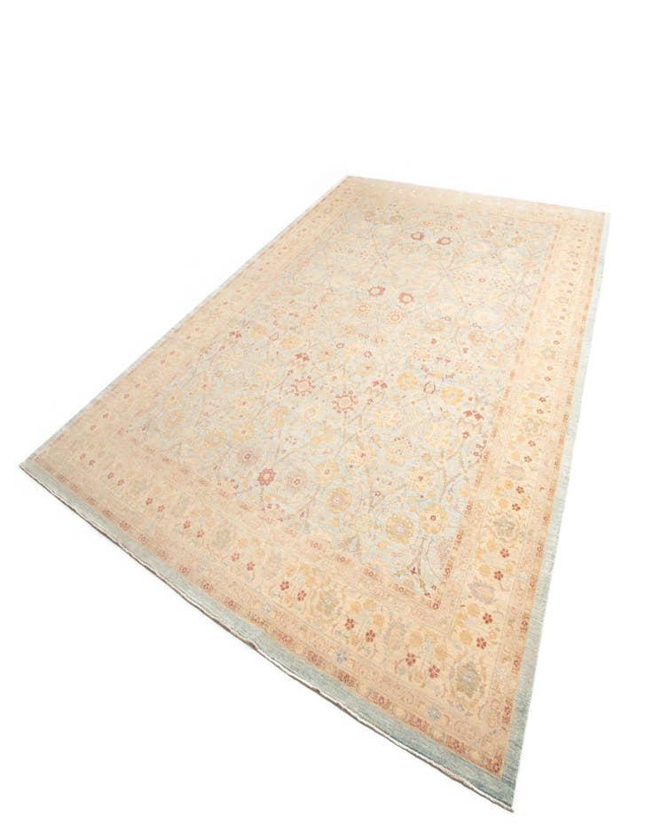 Detail image of 12' x 17' 4  Hand Knotted Ziegler Rug