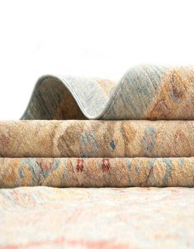 Detail image of 12' x 17' 4  Hand Knotted Ziegler Rug