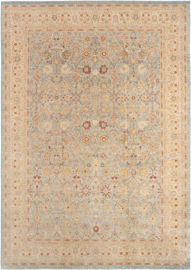 Detail image of 12' x 17' 4 Hand Knotted Ziegler Rug
