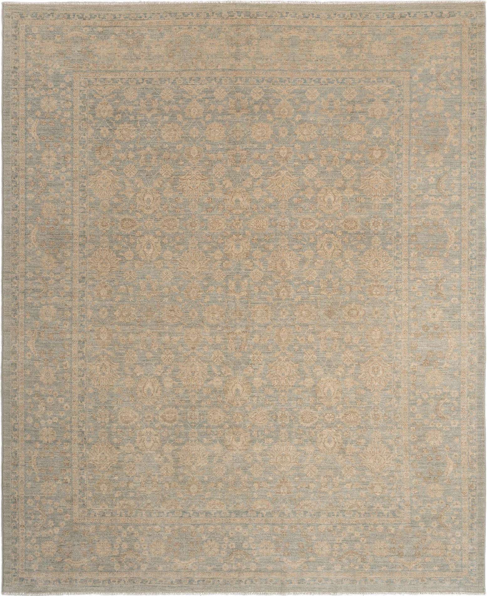7' 11 x 9' 10 Hand Knotted Ziegler Rug