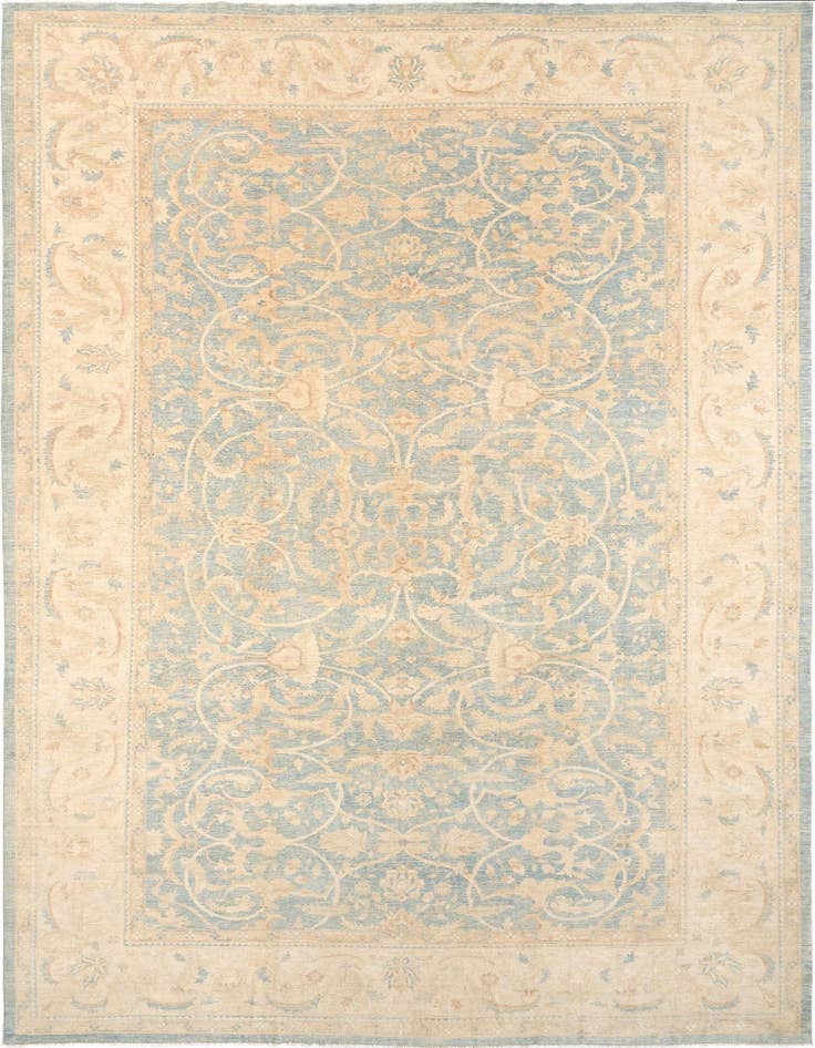 Detail image of 11' 11 x 17' 10 Hand Knotted Ziegler Rug