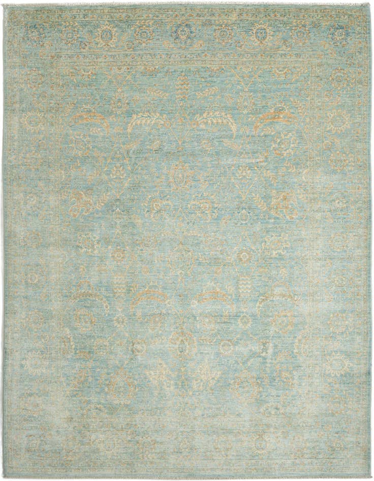 Detail image of 7' 8 x 9' 10 Hand Knotted Ziegler Rug