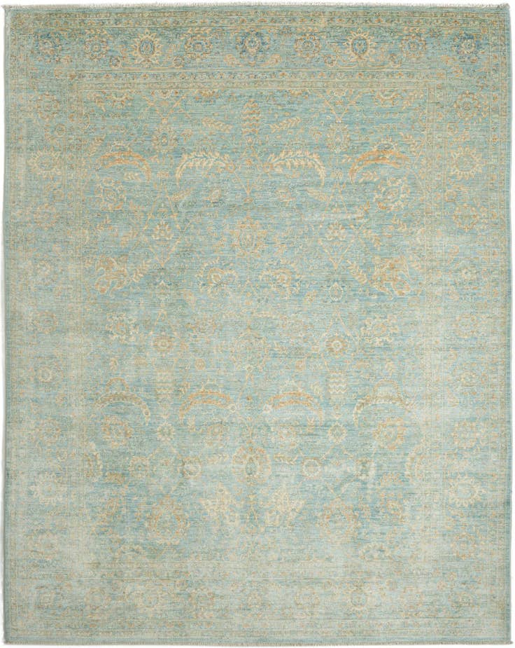 Detailansicht von 235cm x 300cm Handgeknüpft Ziegler Teppich