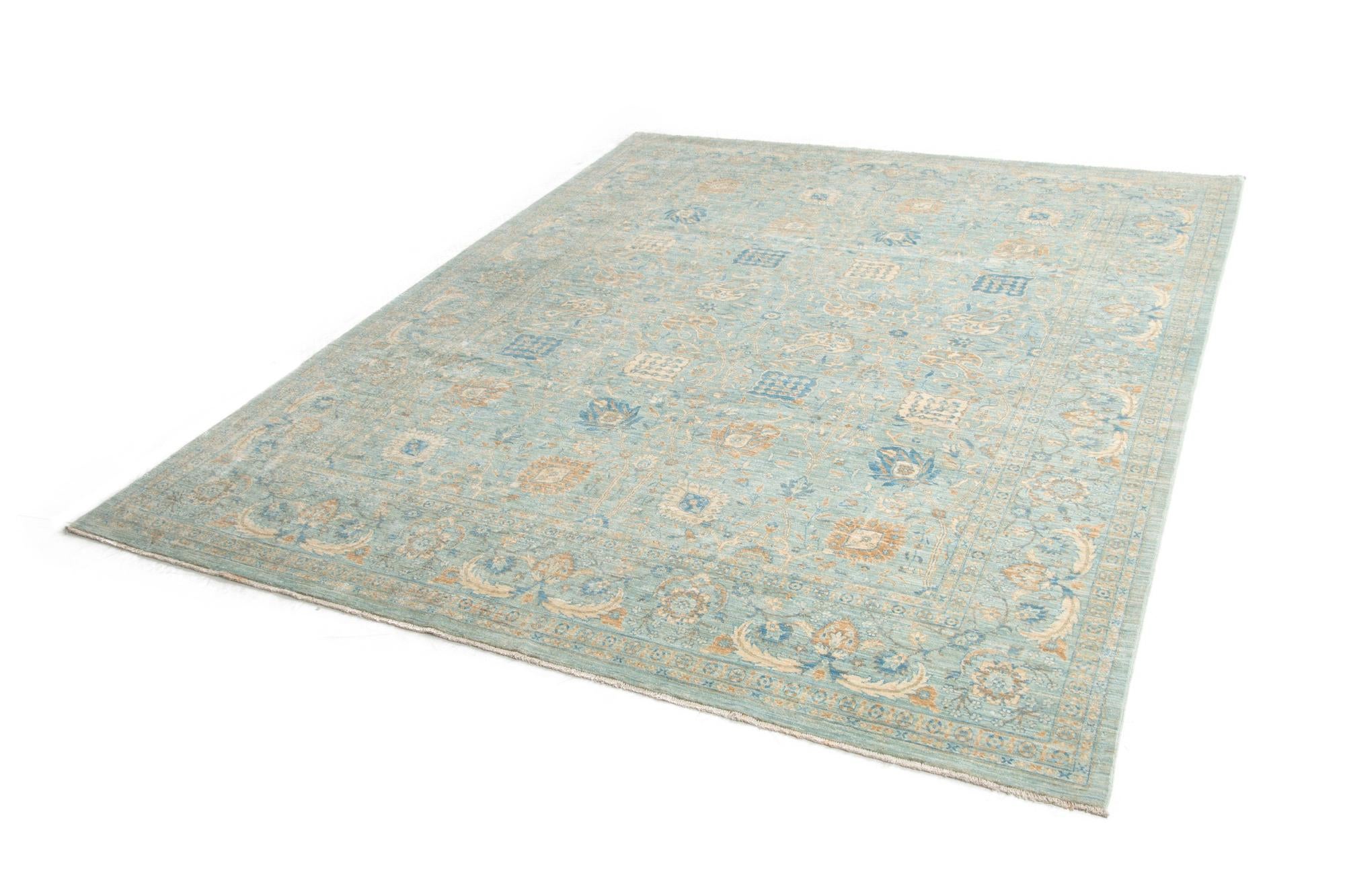 8' 10 x 11' 6 Hand Knotted Ziegler Rug