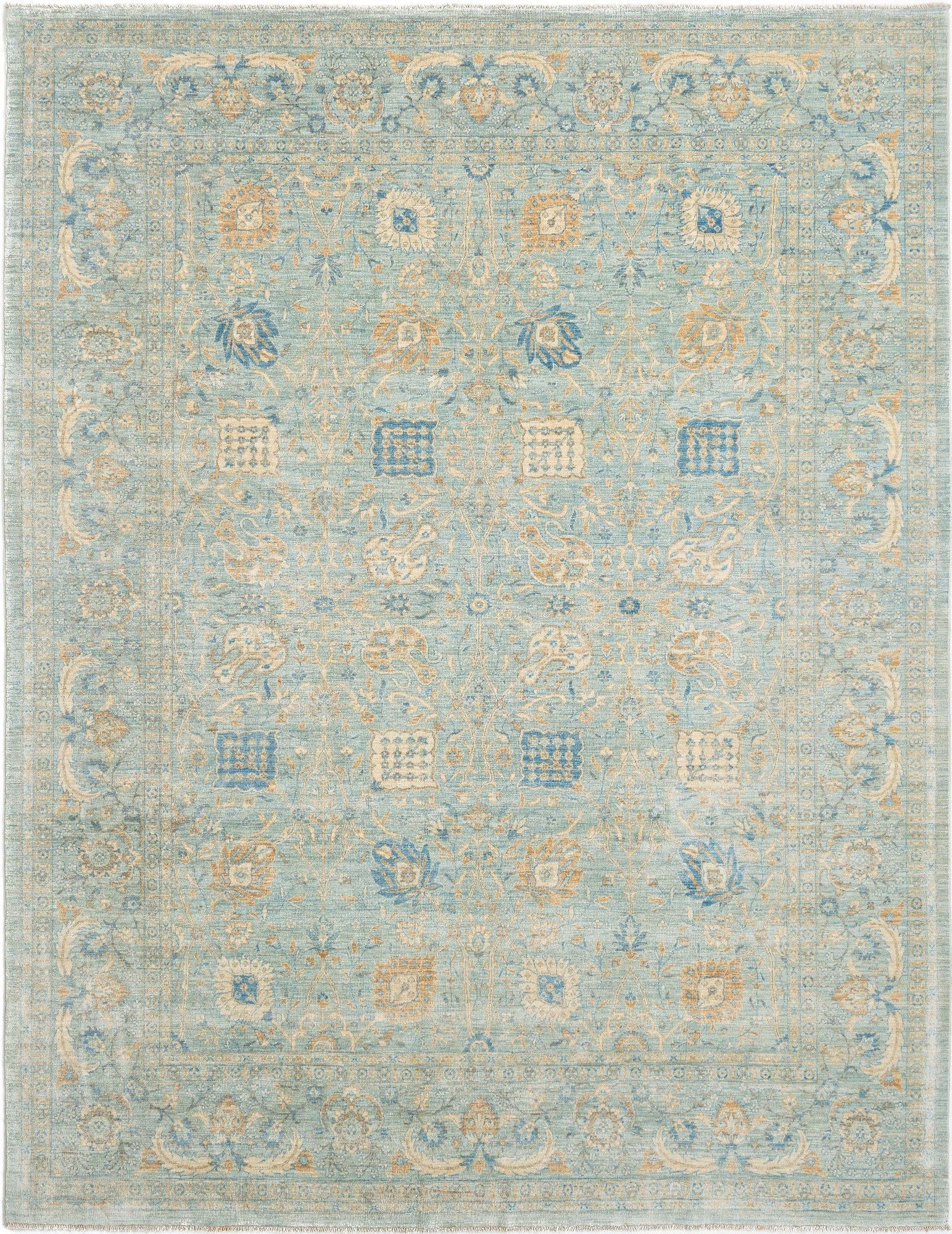 8' 10 x 11' 6 Hand Knotted Ziegler Rug