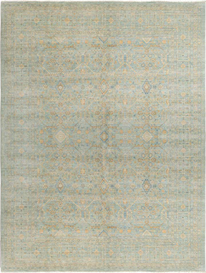 8' 8 x 11' 10 Hand Knotted Ziegler Rug