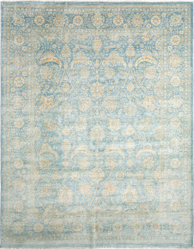 Detail image of 7' 10 x 9' 8 Hand Knotted Ziegler Rug