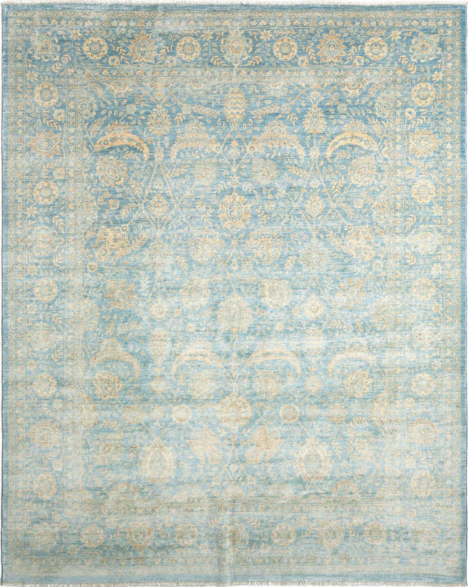 7' 10 x 9' 8 Hand Knotted Ziegler Rug